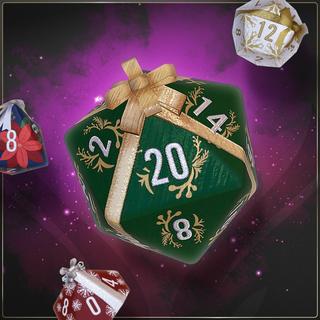 Gift-Wrapped Dice Set