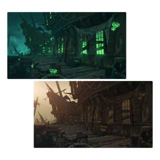 Haunted Dockside Tavern Digital Map & Reveal Pack