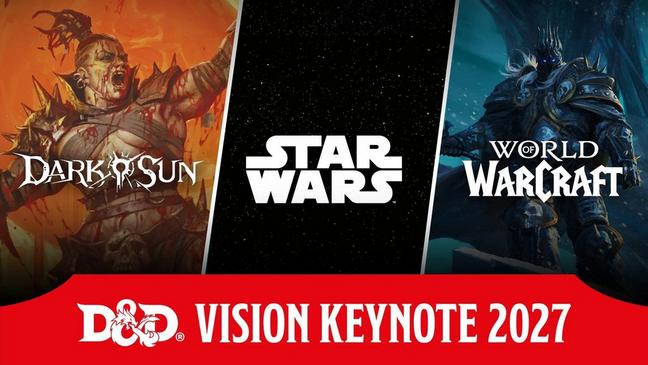 D&D Vision Keynote Recap: World of Warcraft ®, Dark Sun, STAR WARS™, Icons, and More 