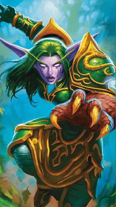 Druid klasės iliustracija