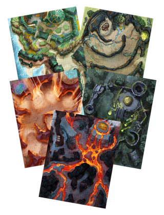 Dragon Lairs Digital Map Pack