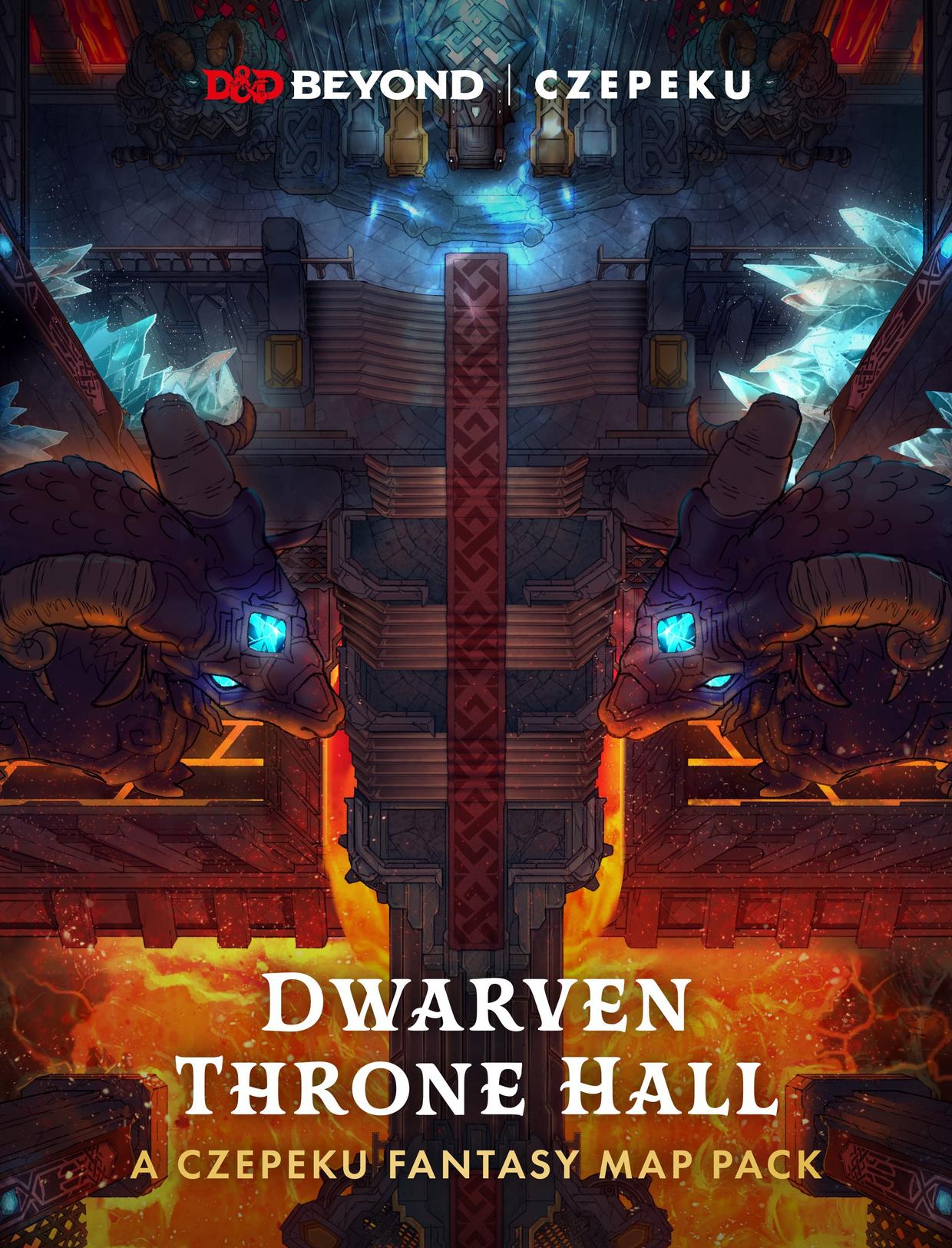 Dwarven Throne Hall Digital Map Pack