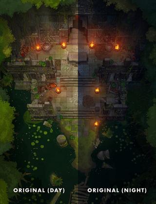Jungle Temple Entrance Digital Map Pack
