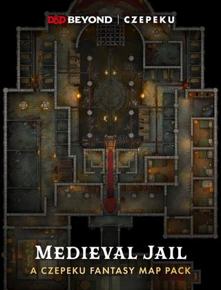 Medieval Jail Digital Map Pack