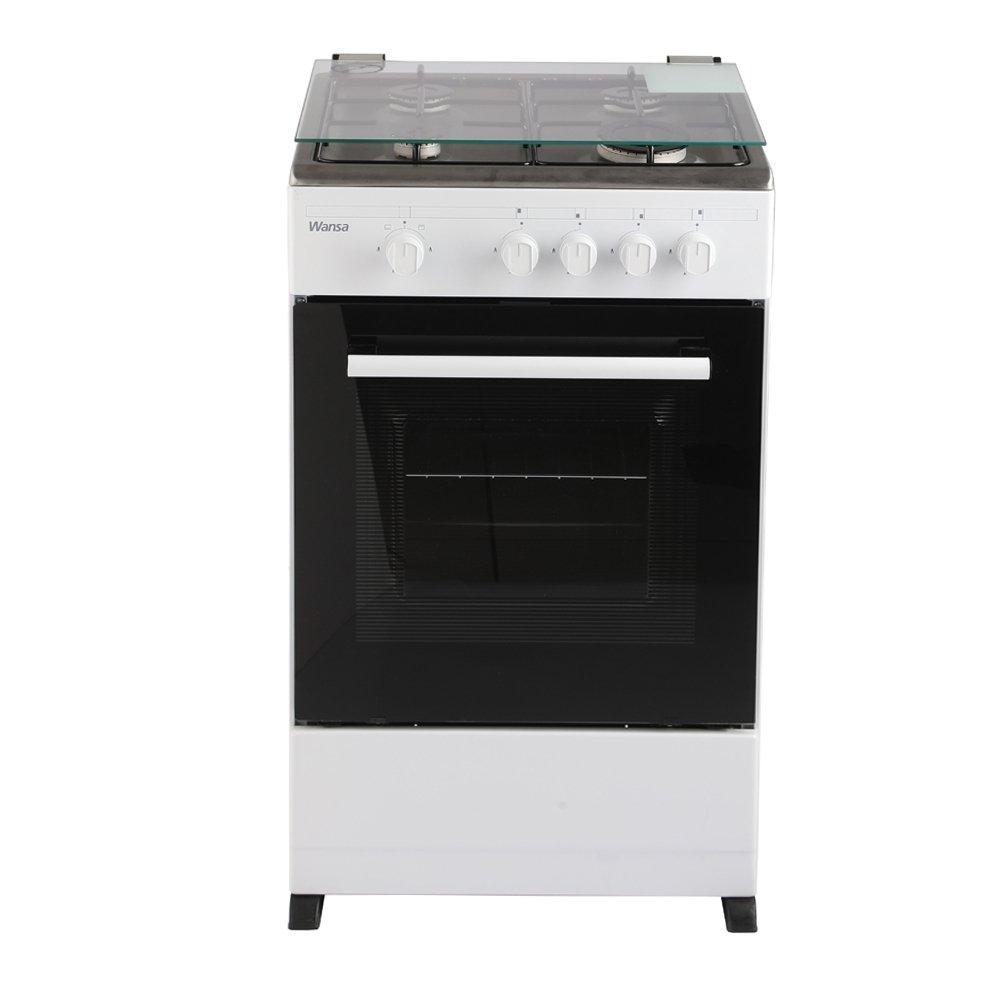 Wansa 4 Burners Floor Standing Gas Cooker, 50x50cm, WCT4403XW