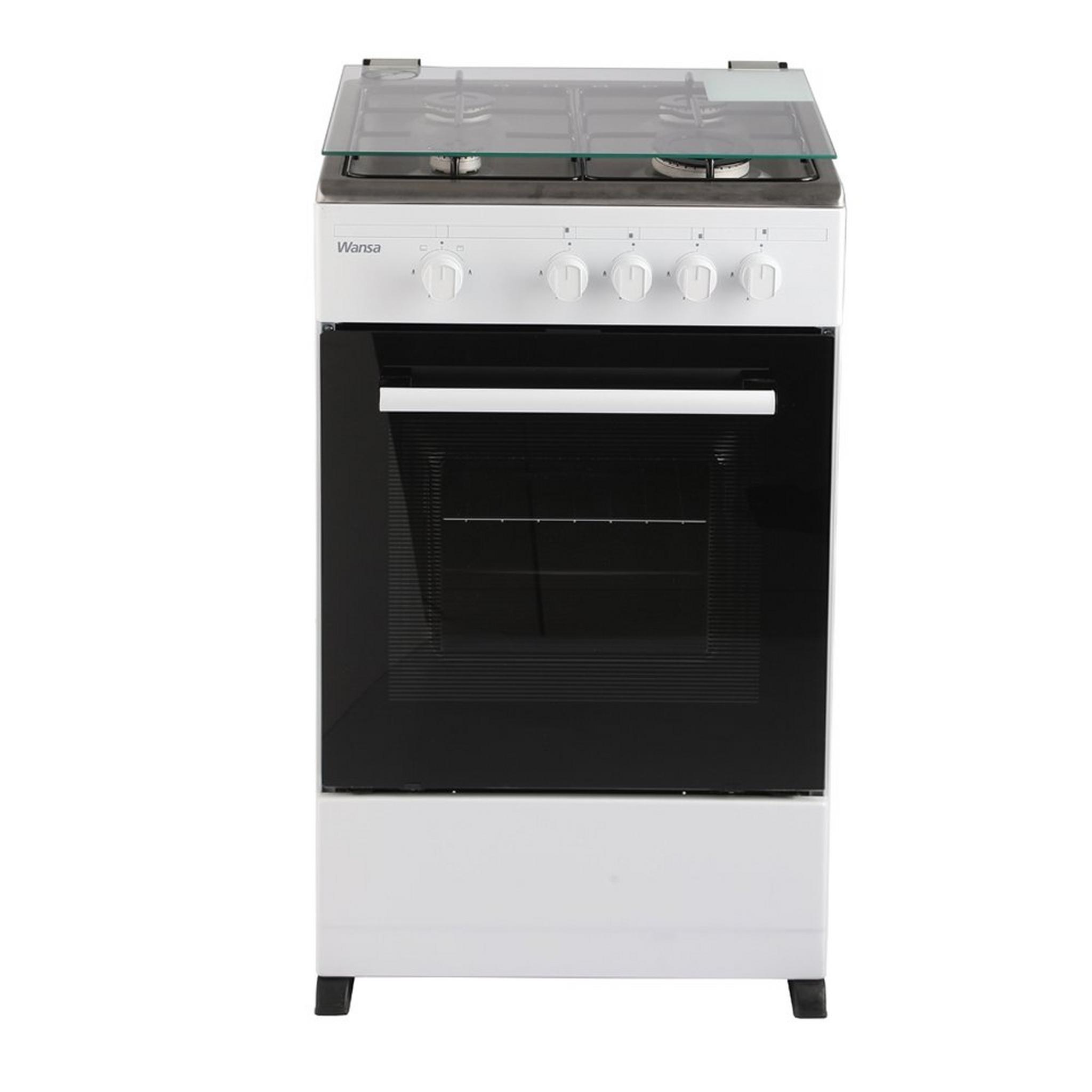 Wansa 50x50 cm 4-Burner Floor Standing Gas Cooker (WCT4403XW)