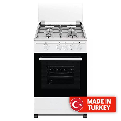 Buy Wansa 50x50 cm 4-burner floor standing gas cooker (wct4403xw) in Kuwait