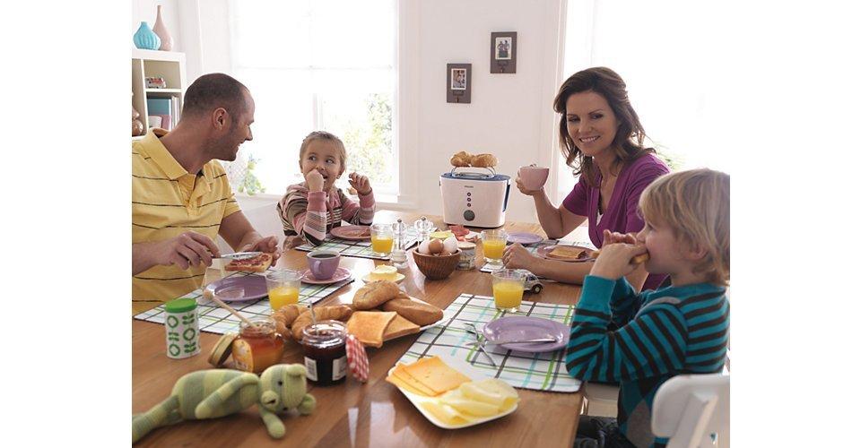 Philips Viva Collection Toaster 1000W with 2 Slots- HD2630/40