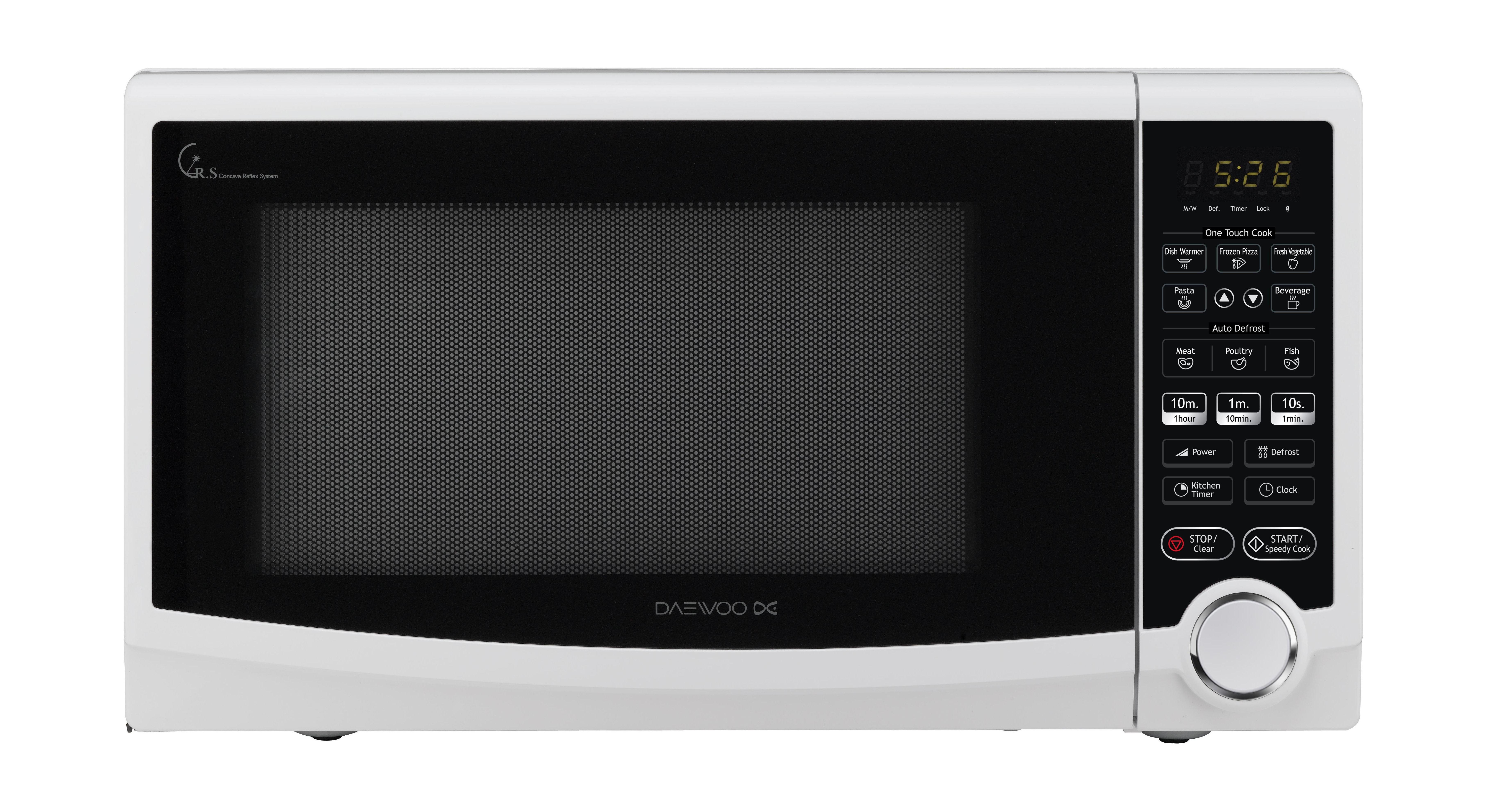 Daewoo 37L Microwave Oven 1000 Watts (KOR-136H) - White