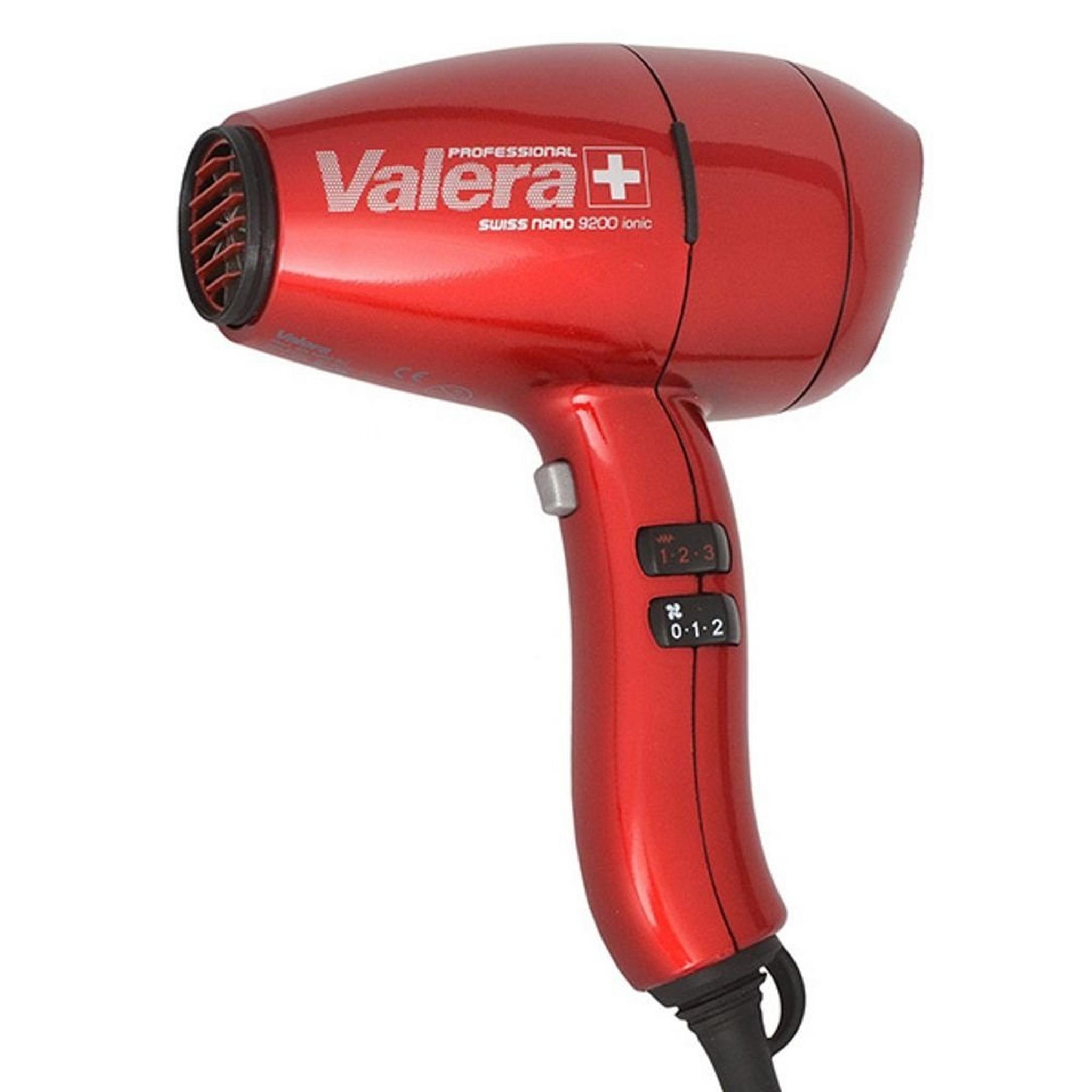 Valera Swiss Nano 9200 Ionic Rotocord Hairdryer 2000W - Red (SN9200Y RC)