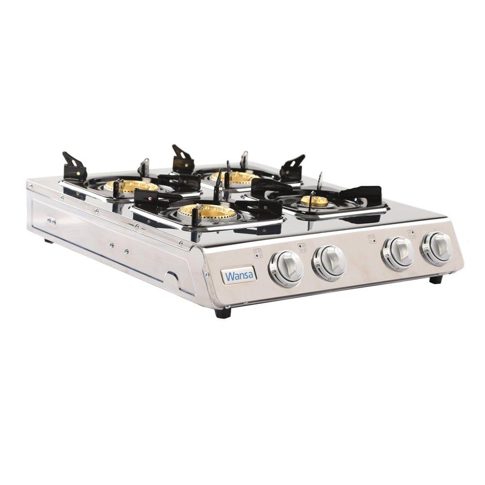 موقد غاز من ونسا (تي إي-٠٠٠١) ذو ٤ رؤوس لهب