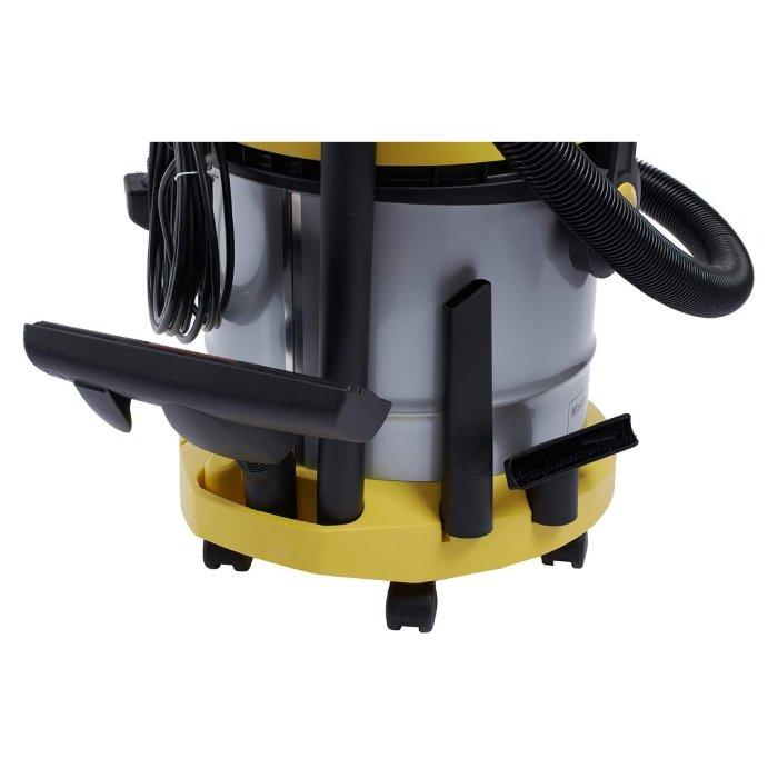 Karcher Drum Vacuum Cleaner, 1800W, 20 Liter, VC1800 - Silver/Yellow