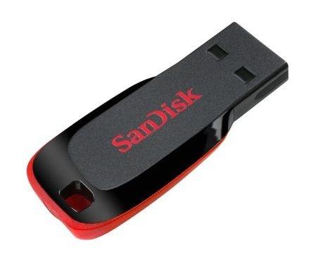 SANDISK Cruzer Blade Flash Drive 32GB - Black (SDCZ50-032G-B35)