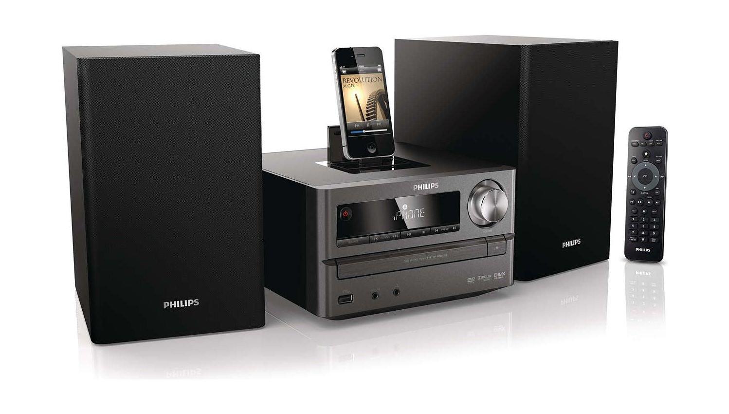 Philips DCD2030/98 Docking USB/DVD Micro Music System 20W