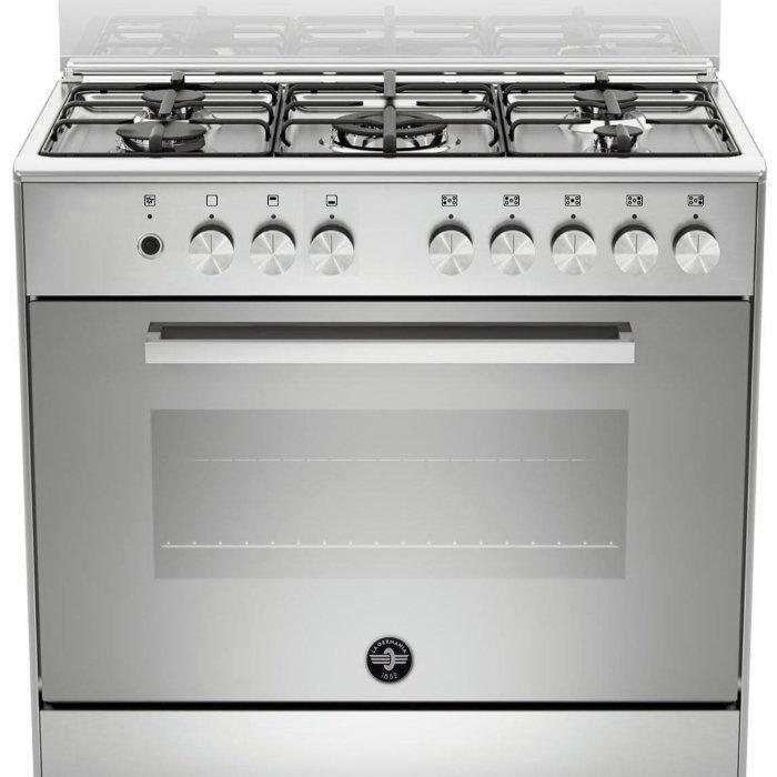 Lagermania 5 Burners Floor Standing Gas Cooker, 80x50cm, TU85C31DX