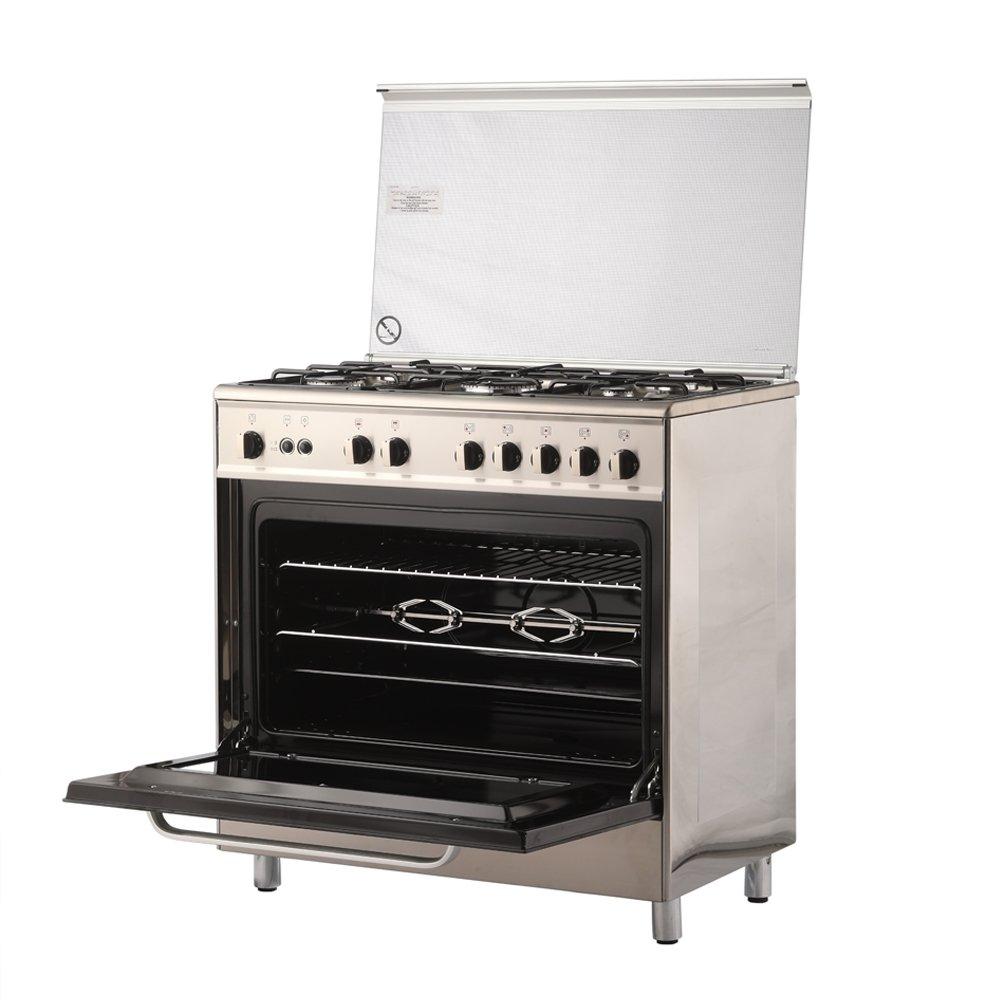 طباخ غاز 5 شعلات من ونسا، مقاس 80×50 سم، WC18502114X