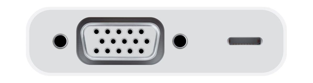 محول لايتنينج لمنفذ في جي إيه من أبل – أبيض - MD825ZM/A