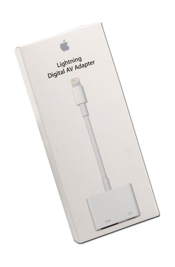 محول لايتنينج ديجيتال إيه في من أبل - أبيض (MD826ZM/A)