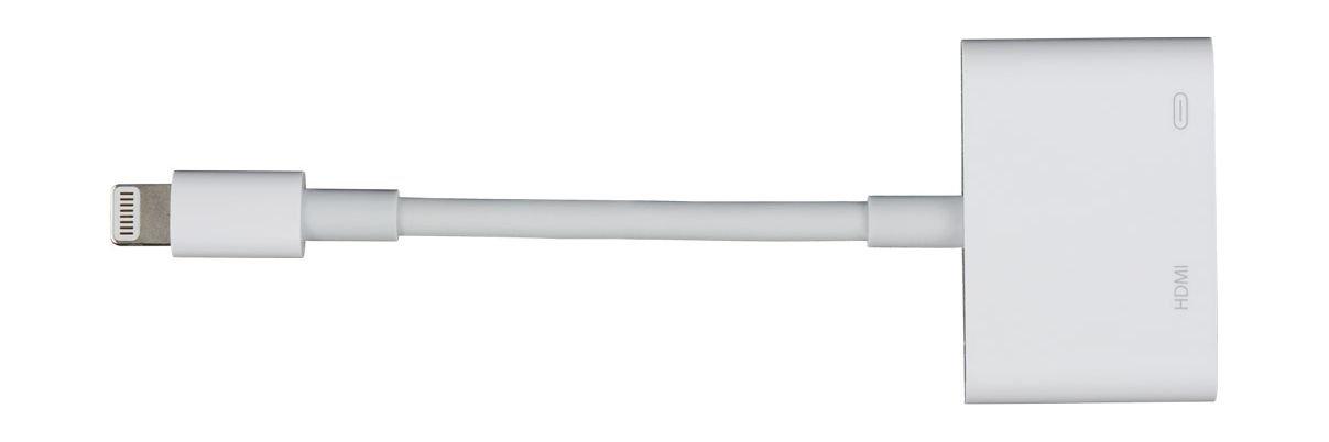 محول لايتنينج ديجيتال إيه في من أبل - أبيض (MD826ZM/A)