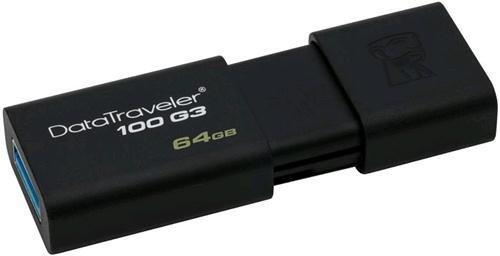 Kingston DT100G3 Data Traveler 100 - 64 GB