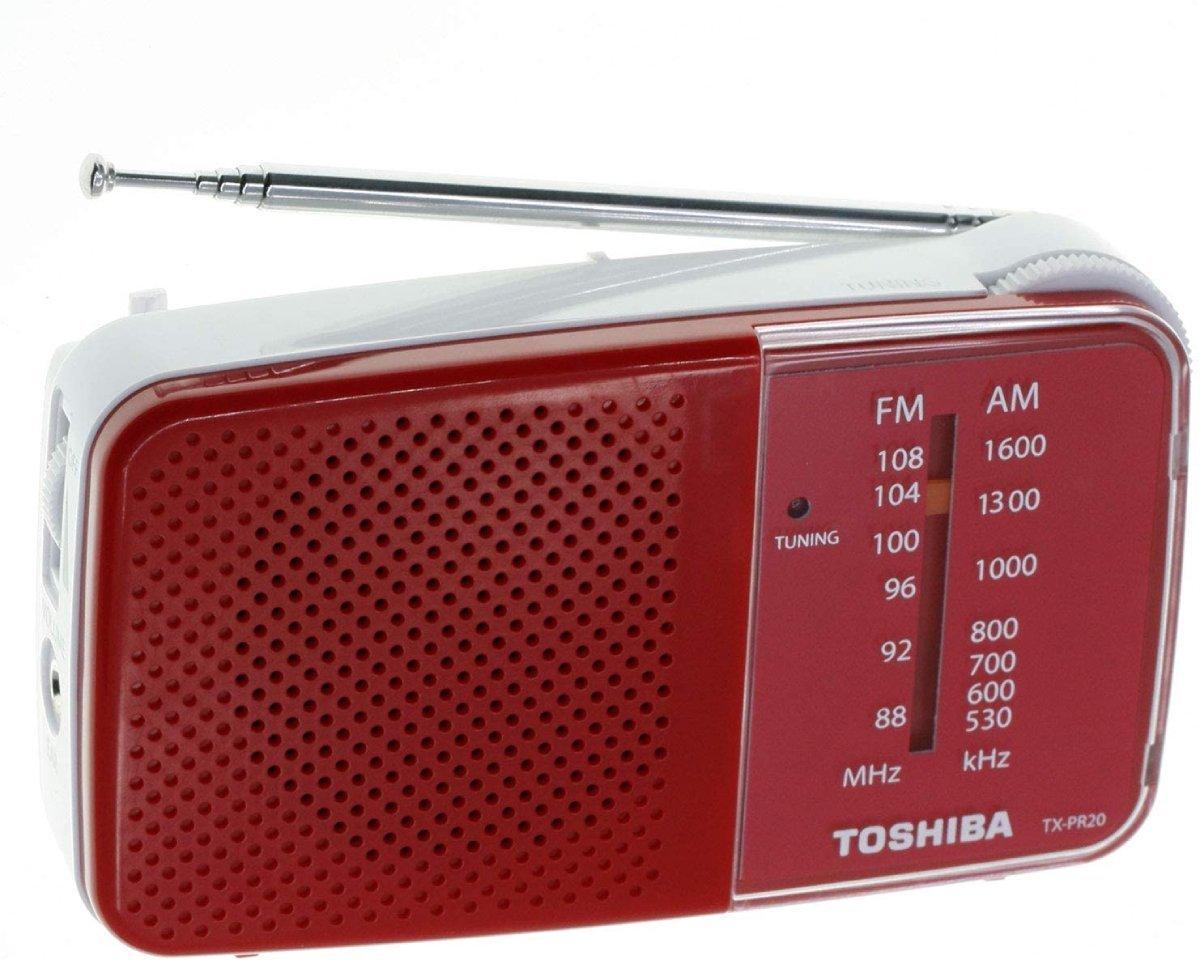 راديو بحجم صغير من توشيبا-اللون الزهري