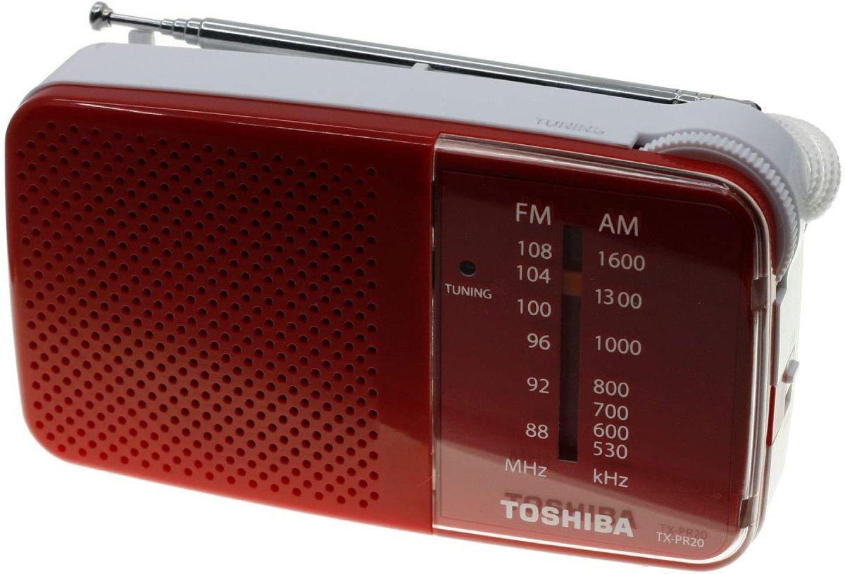 راديو بحجم صغير من توشيبا-اللون الزهري
