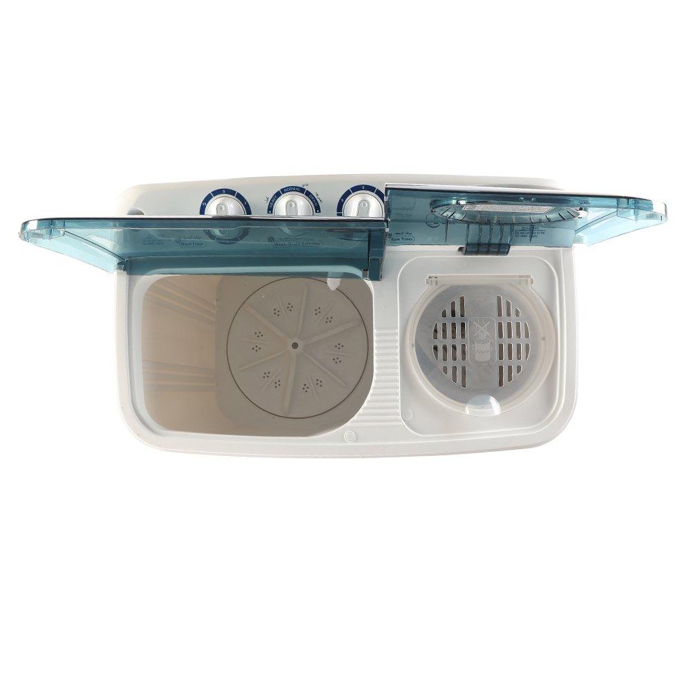 غسالة بحوضين من ونسا جولد، سعة غسيل 6 كجم، WGTT603-WHTBLU-C.1 - أبيض/أزرق