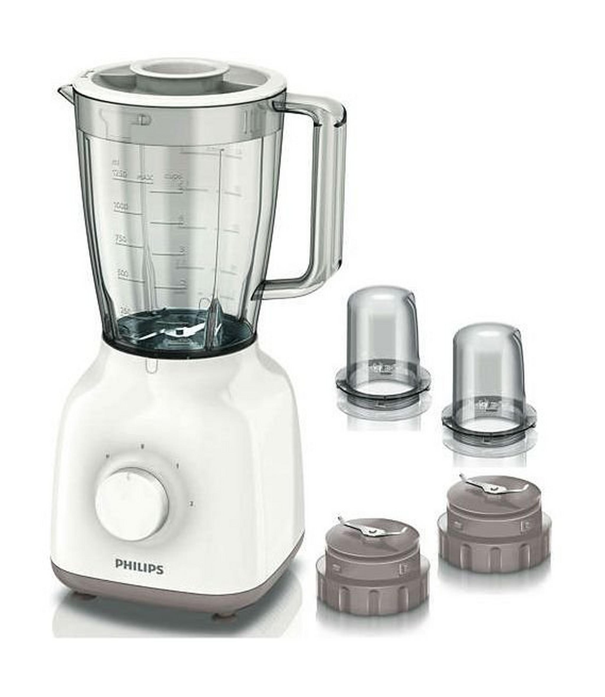 Philips Blender With 2 Sets of Mini Chopper 1.25L - 400W - HR2113/05