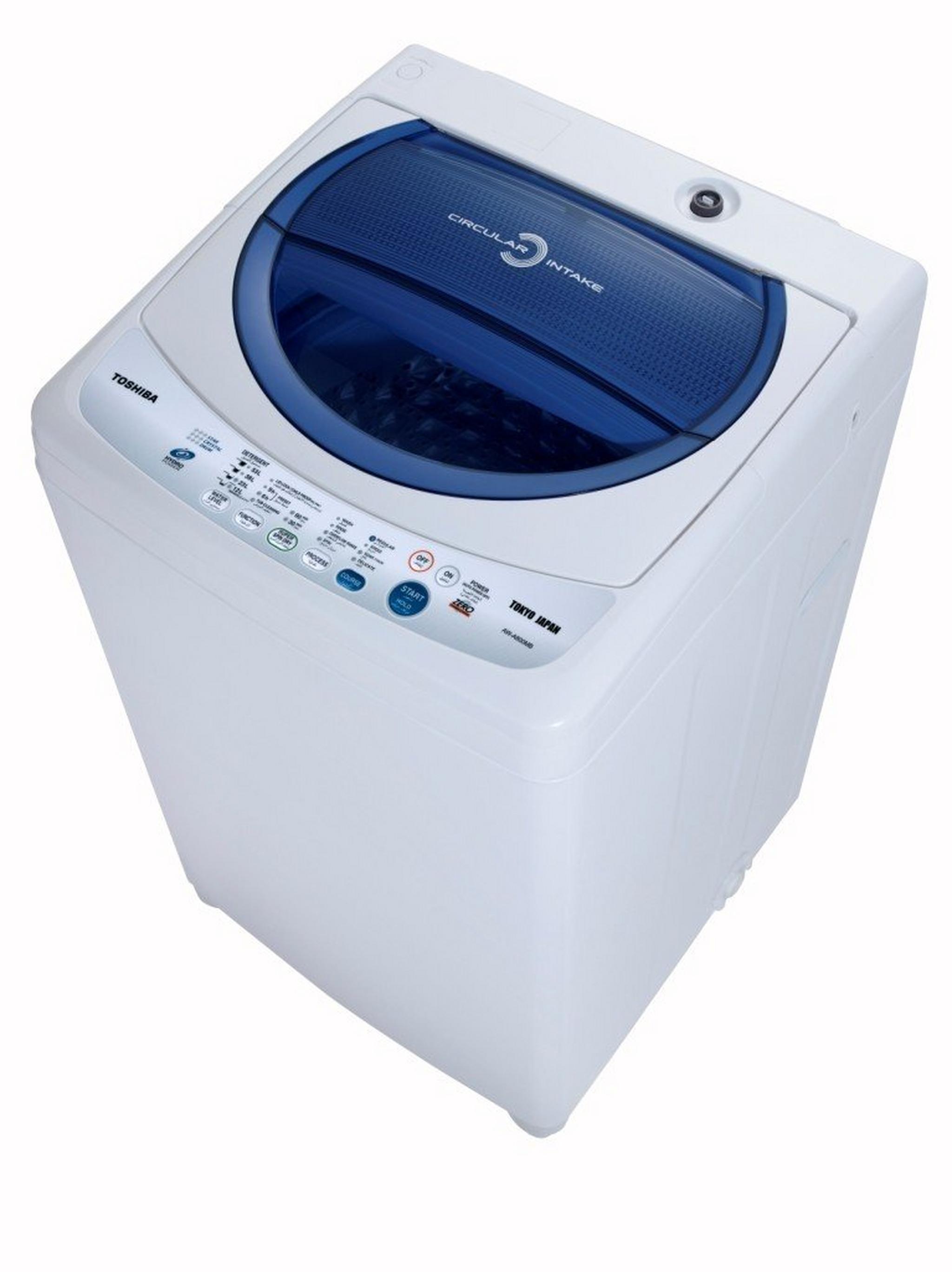 Toshiba AW-A800MBK(WB) Top Loader Washer 7kg - White/Blue