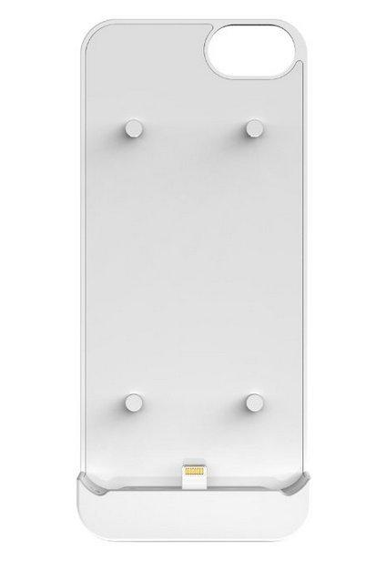 غطاء و بطارية للآي فون ٥ من بوست كيس - اللون الأبيض