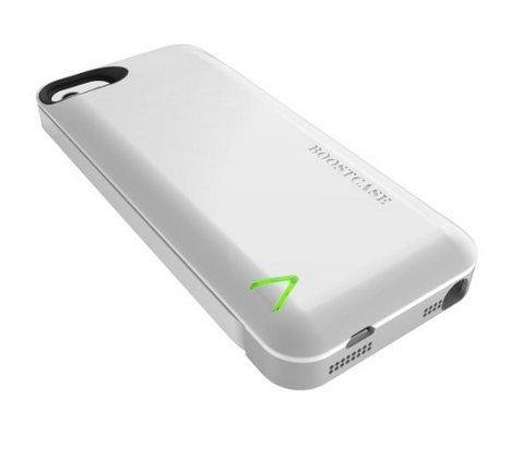 غطاء و بطارية للآي فون ٥ من بوست كيس - اللون الأبيض