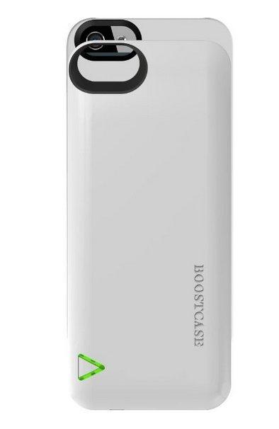 غطاء و بطارية للآي فون ٥ من بوست كيس - اللون الأبيض