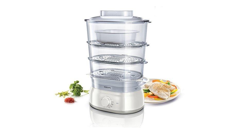 Philips Food Steamer 900W 9Litres HD9125/01 Price in Kuwait Xcite