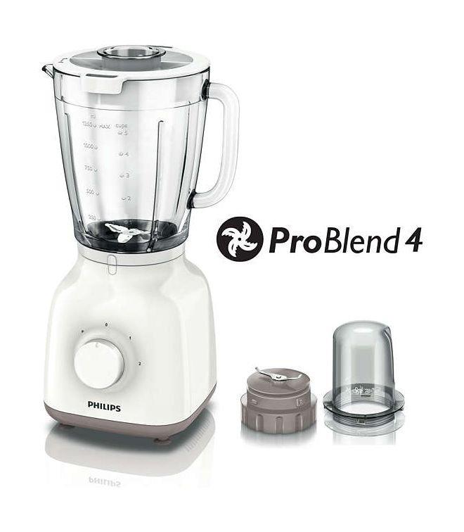 خلاط فليبس مع مفرمة صغيرة - ٤٠٠ واط - ١.٥ ليتر