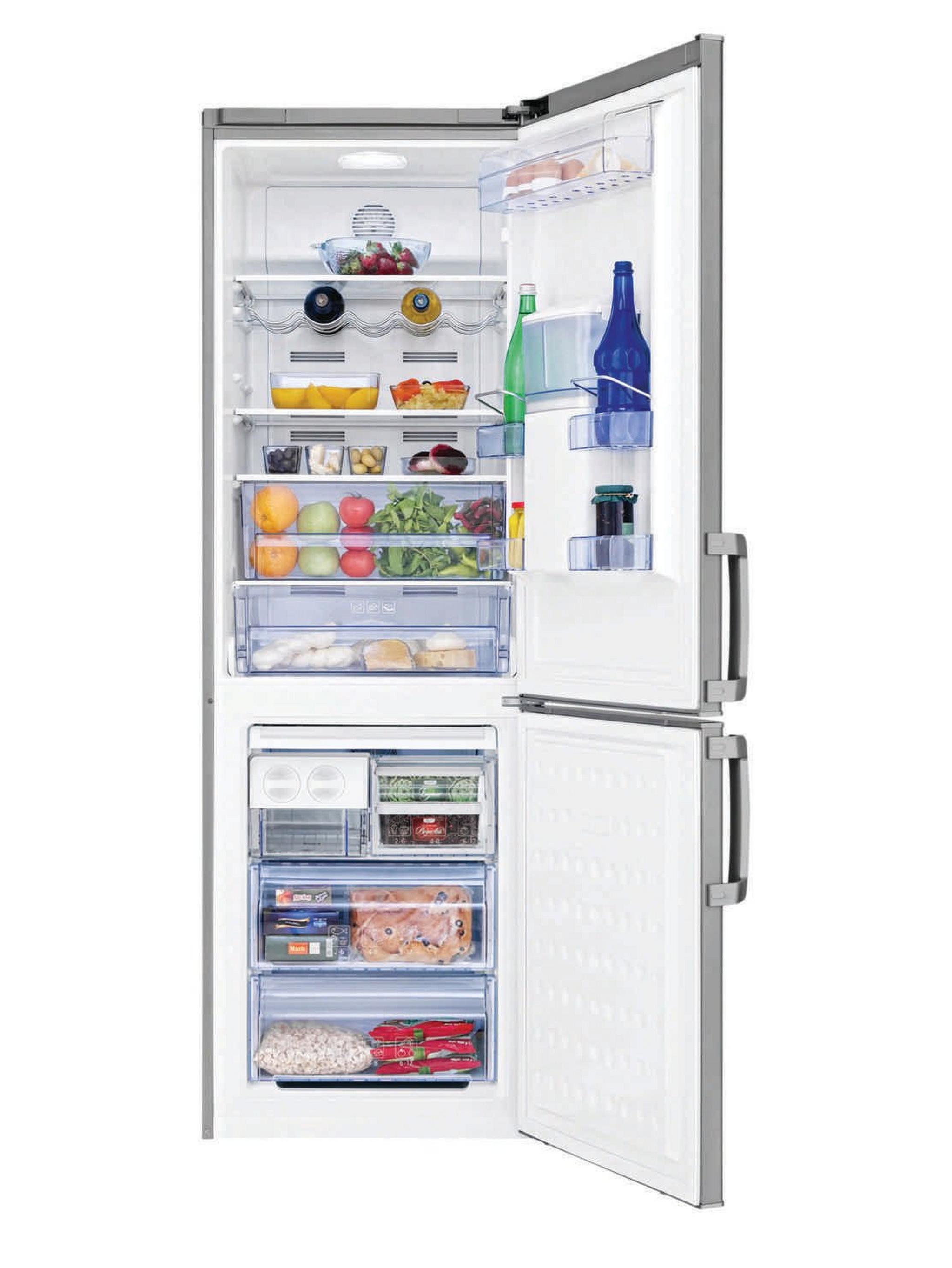Beko Bottom Mount Refrigerator - 14 CFT - Silver