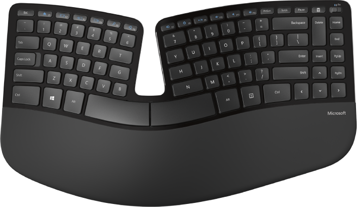 Microsoft Sculpt Ergonomic Wireless Keyboard + Mouse - Black