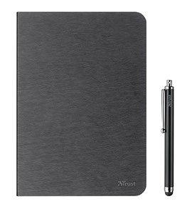 Trust Bundle:Stile Folio, Screen Protector & Stand with stylus for iPad Air.