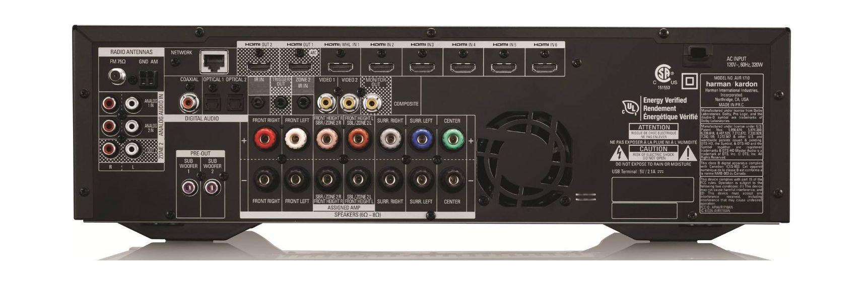 مستقبل اي في اّر ١٧١ من هارمان/كاردون ٧.٢ قناة - ٧٠٠ واط