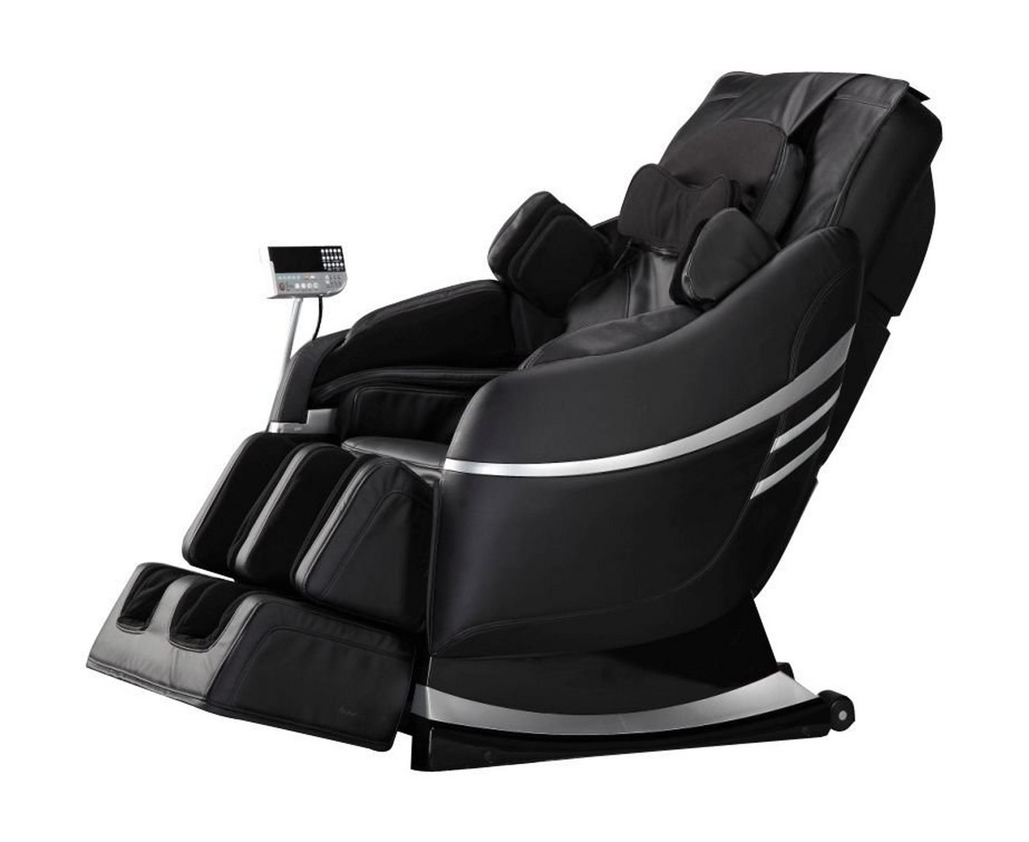 كرسي تدليك الجسم بالكامل بتقنية ٣ دي من وانسا - أسود - WM-4001