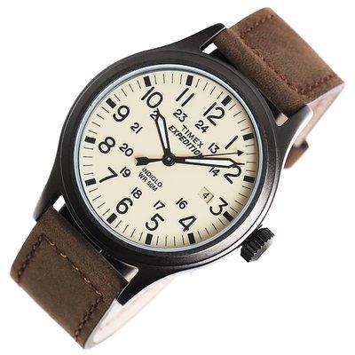 Timex Gents Expedition Scout Watch Leather Strap T49963