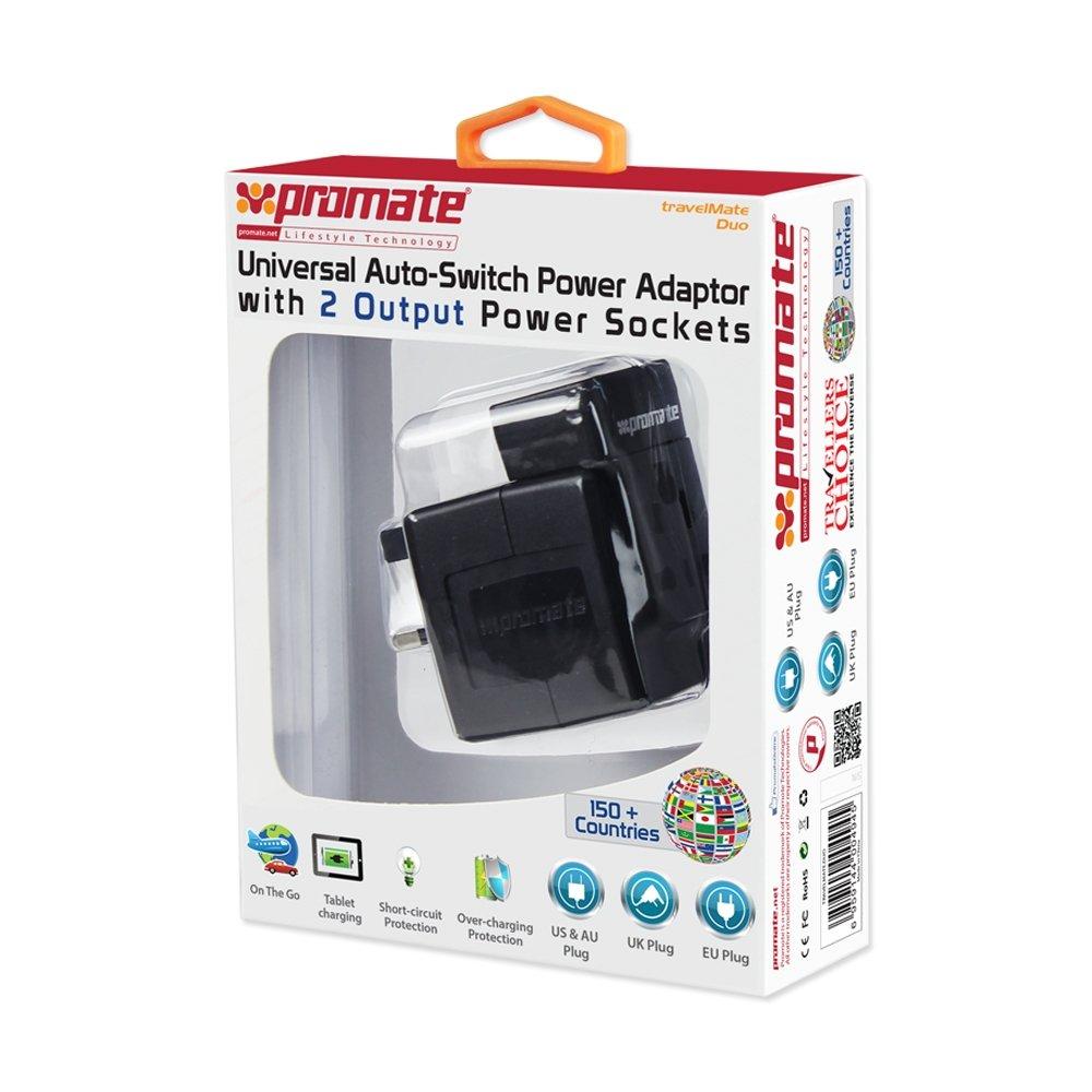 Promate Travel Mate Duo Universal Power Adaptor