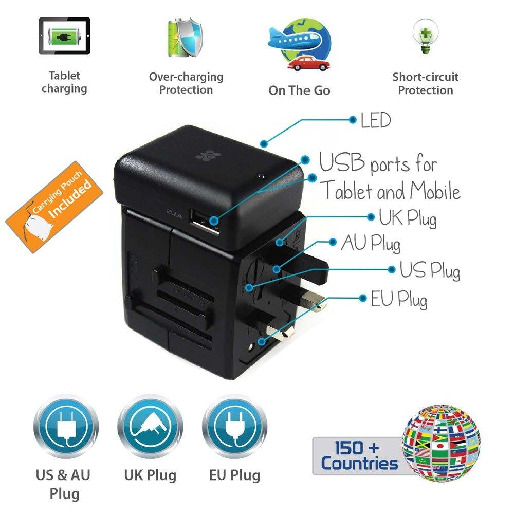 Promate Travel Mate Mobi Universal Power Adaptor
