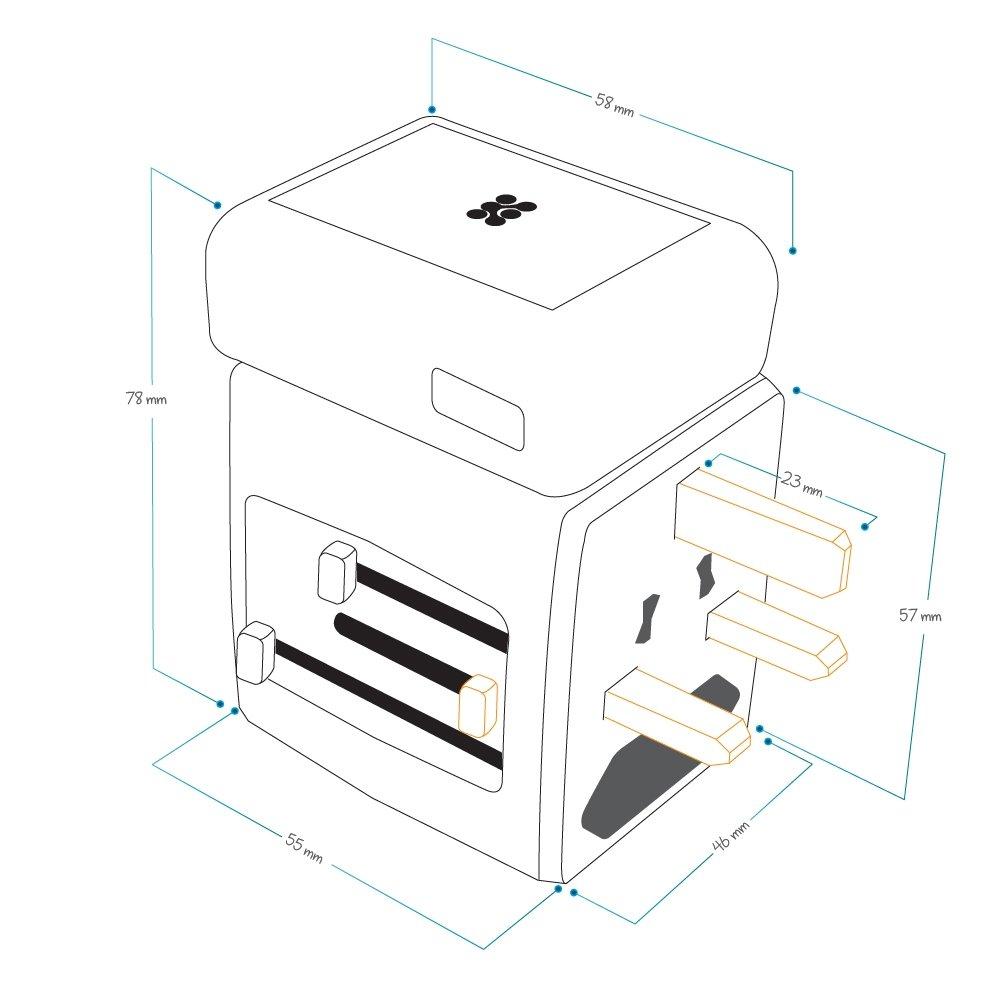 Promate Travel Mate Mobi Universal Power Adaptor