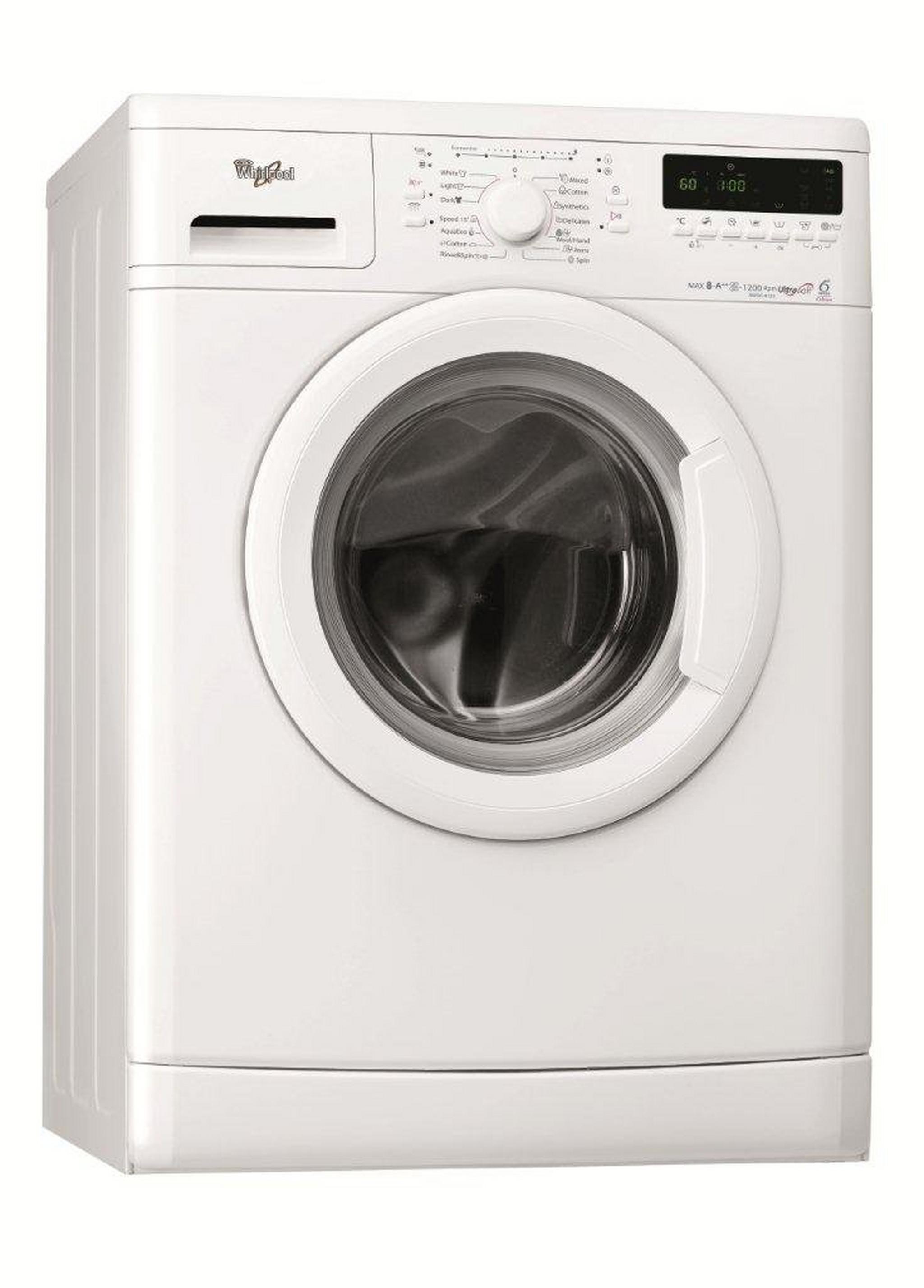 Whirlpool AWOC 8129 Front Loader Washer 8kg - White