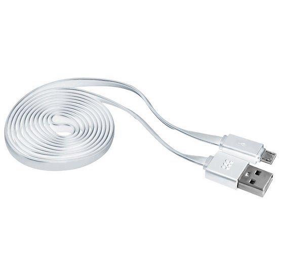 Promate Premium Flat MicroUSB Sync & Charge Cable Price in Kuwait Xcite