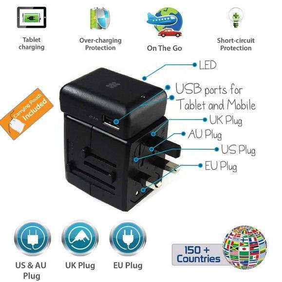 Promate Travelmate.duo Auto swtich adaptor