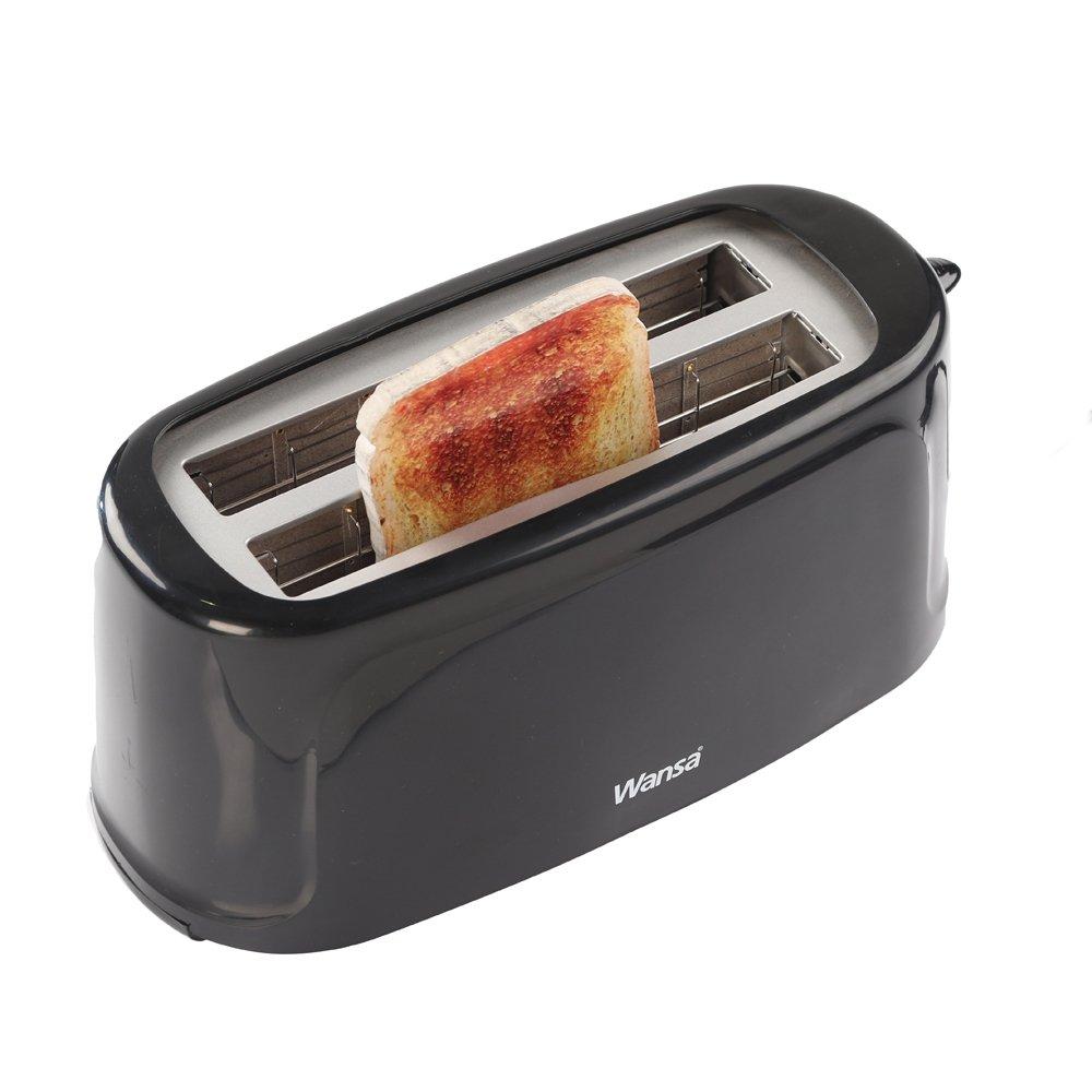 Wansa Toaster, 1400 Watts, TA7000-CE - Black