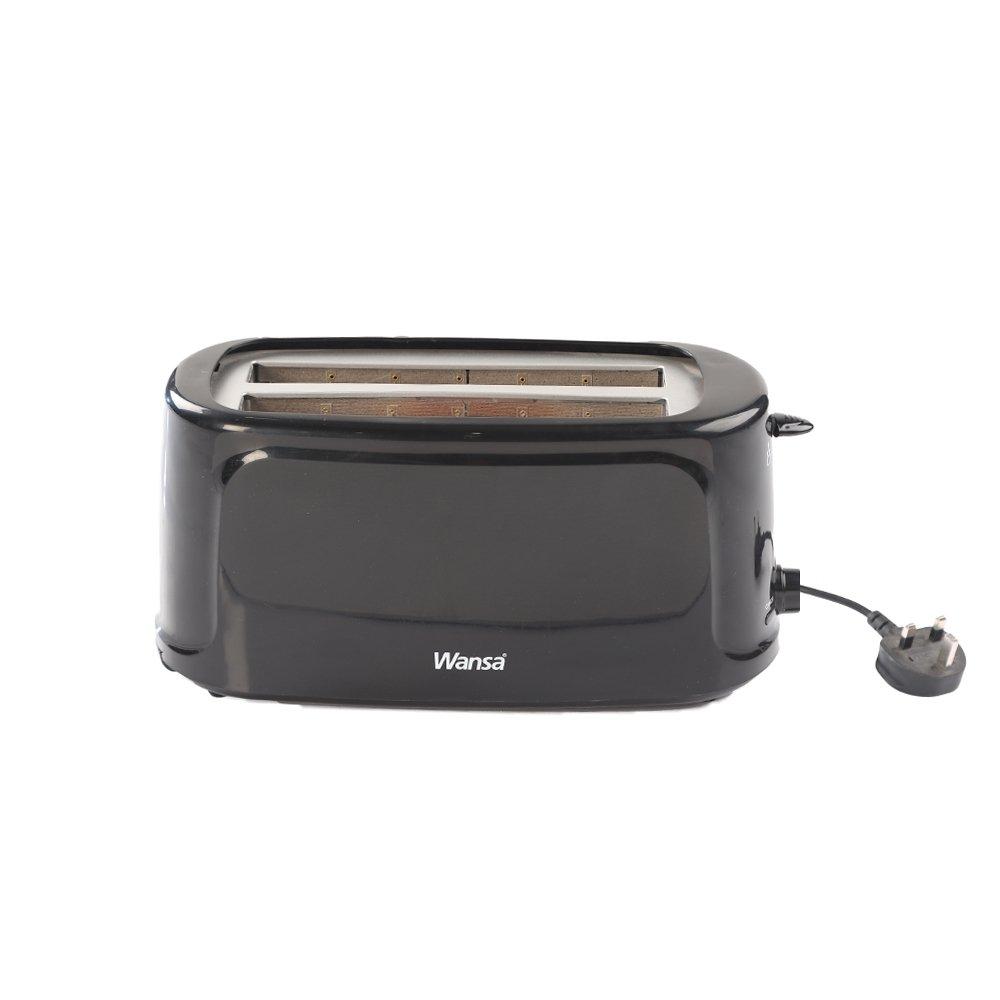 Wansa Toaster, 1400 Watts, TA7000-CE - Black