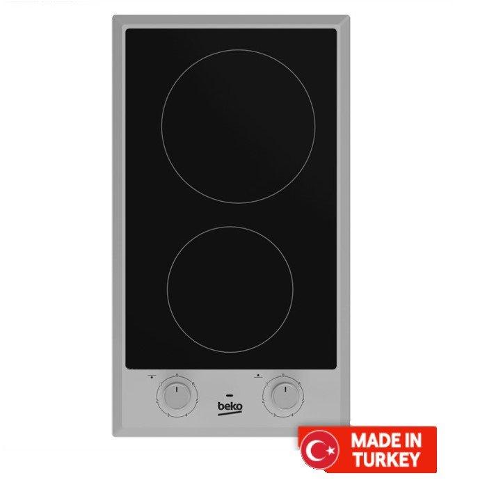 Buy Beko 30cm 2-ceramic burner built in electric hob (hdcc 32200 x) in Kuwait