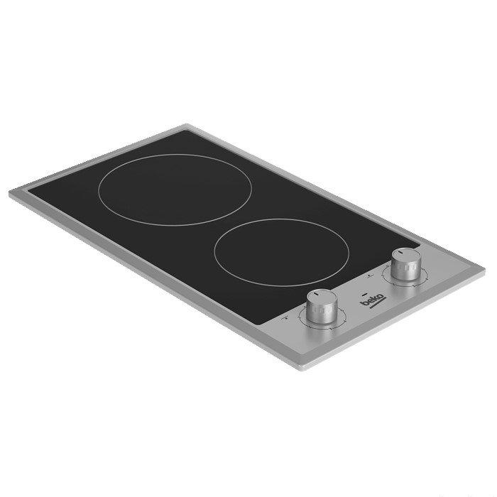 Beko 30cm 2-Ceramic Burner Built In Electric Hob (HDCC 32200 X)